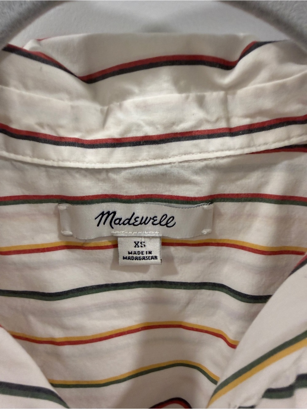 Madewell Central Shirt in Sadie Size XS - Picture 4 of 5